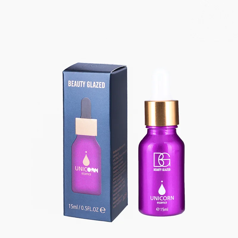

beauty glazed purple 24k gold beauty oil essence 15ml pre makeup primer serum repair moist essential liquid