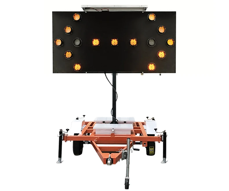Board Trailer Boards Display Digital Vms Directional Light Arrows Signs Led Flashing Arrow Sign