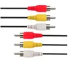 Male 3 RCA Audio and Video cable