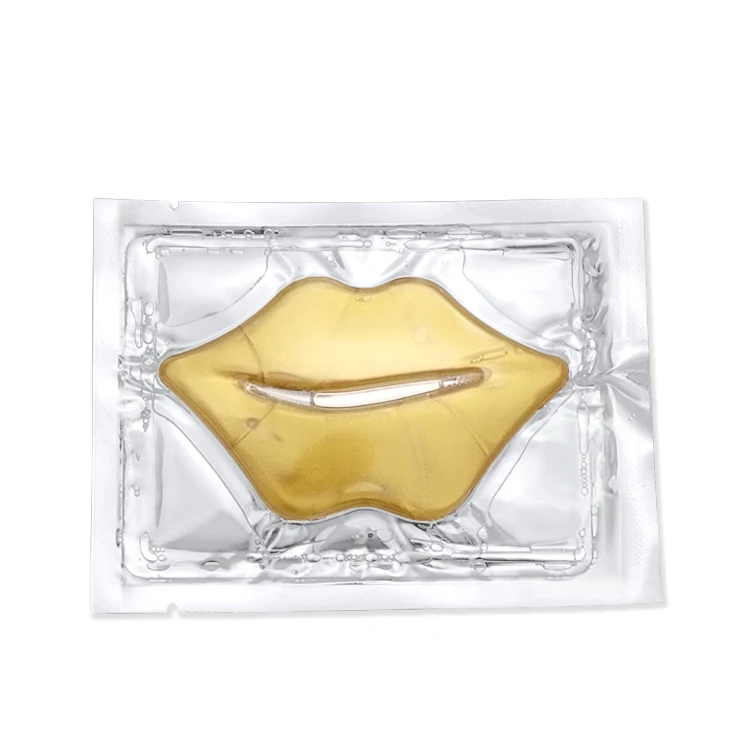 

2021 new arrivals private label korean collegan lip mask vitamin e plumping collagen red lips 24k gold
