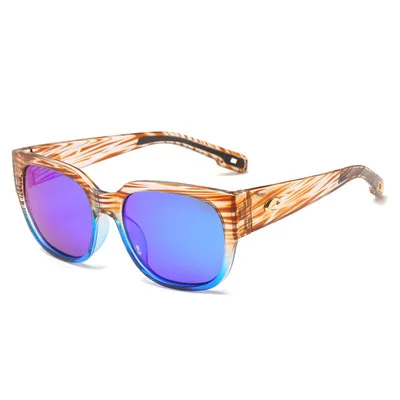 

886183 New sun glasses big frame wood grain glasses polarizing film holiday beach anti ultraviolet sunglasses, Custom colors