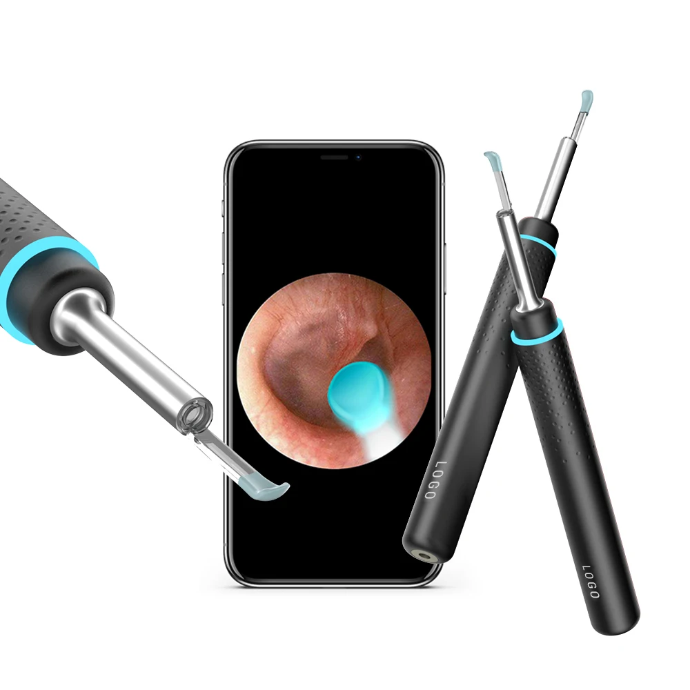 

Bebird original factory wifi connect with IOS Android ear wax cleaner removal smart ear stick cleaning tool, Red, green, black