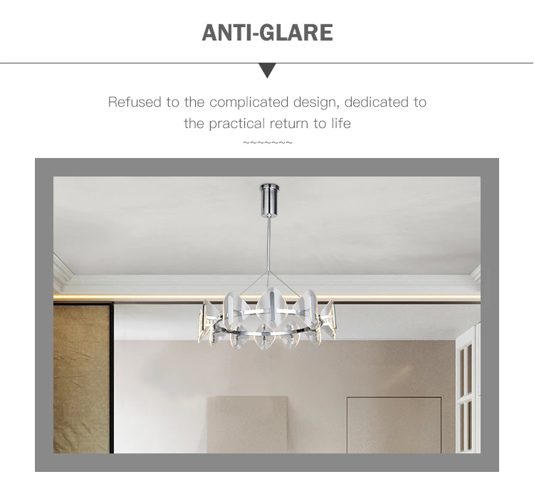 Modern Ce Approved Living Room Home Chrome Decoration Flush Mount Led Panel Powerful Ceiling Lamp