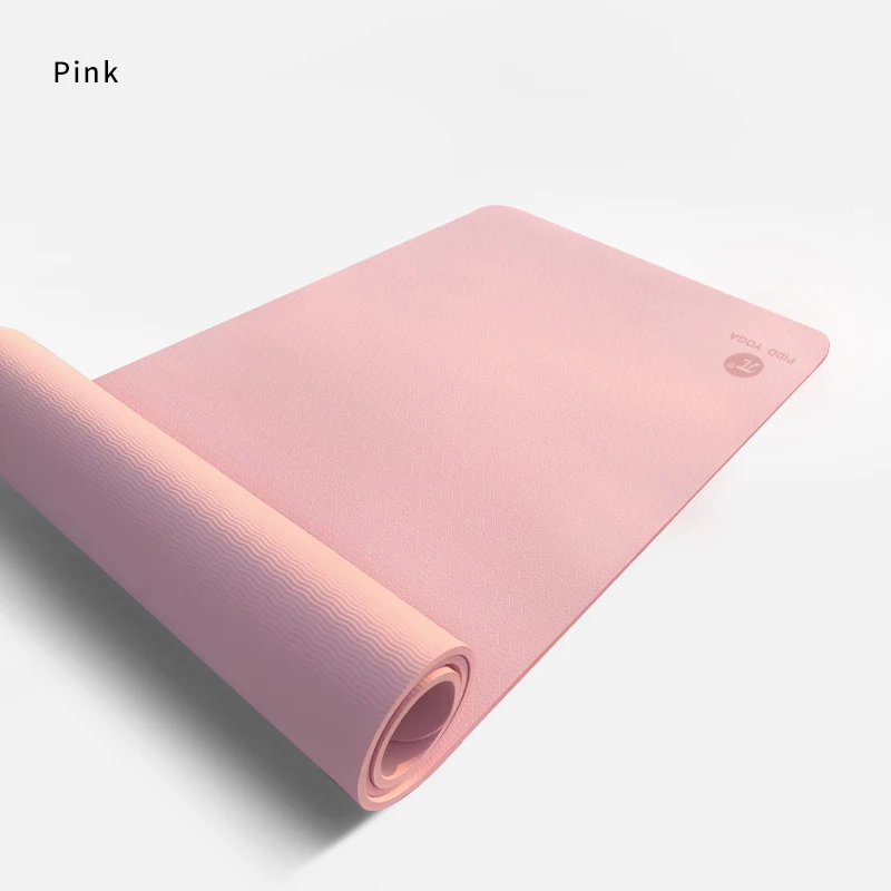 PIDEG eco friendly durable single  color 6mm private brand TPE yoga mat