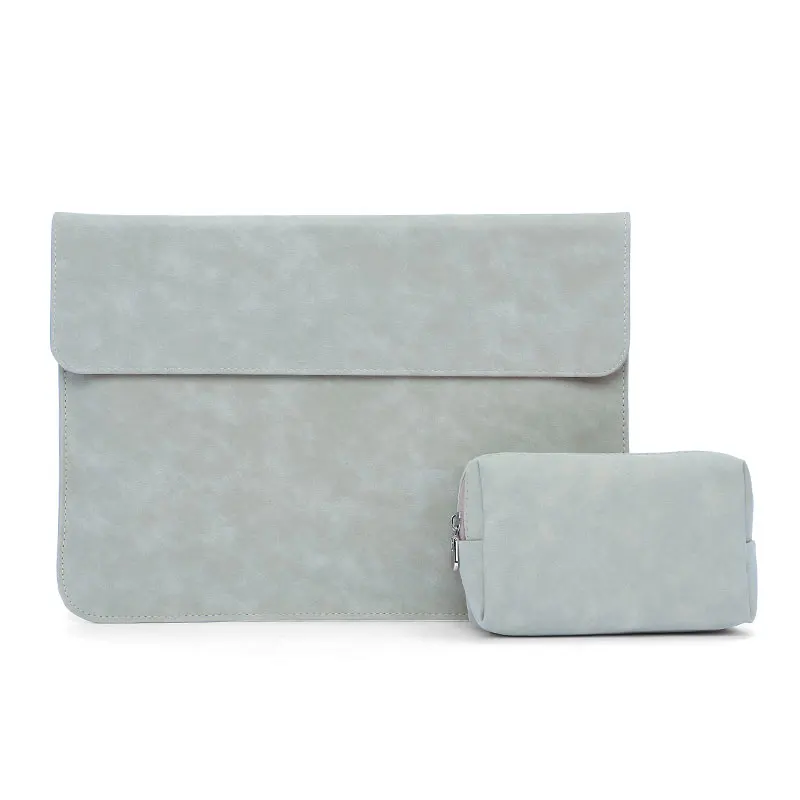 

Hot sale customized logo durable and wear-resistant ultra-thin waterproof frosted PU material laptop case