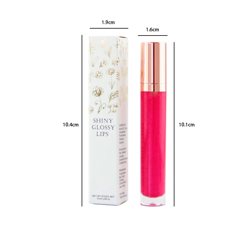 

Best Selling Vegan Shimmer Glossy Lip gloss Private Label No Label Glitter Lip Gloss