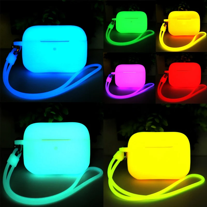 

Shanhai Luminous Glowing Case For Apple AirPods Pro Case Glowing in Dark Luminous Cover Case For AirPods Pro 3 Earphone Shell
