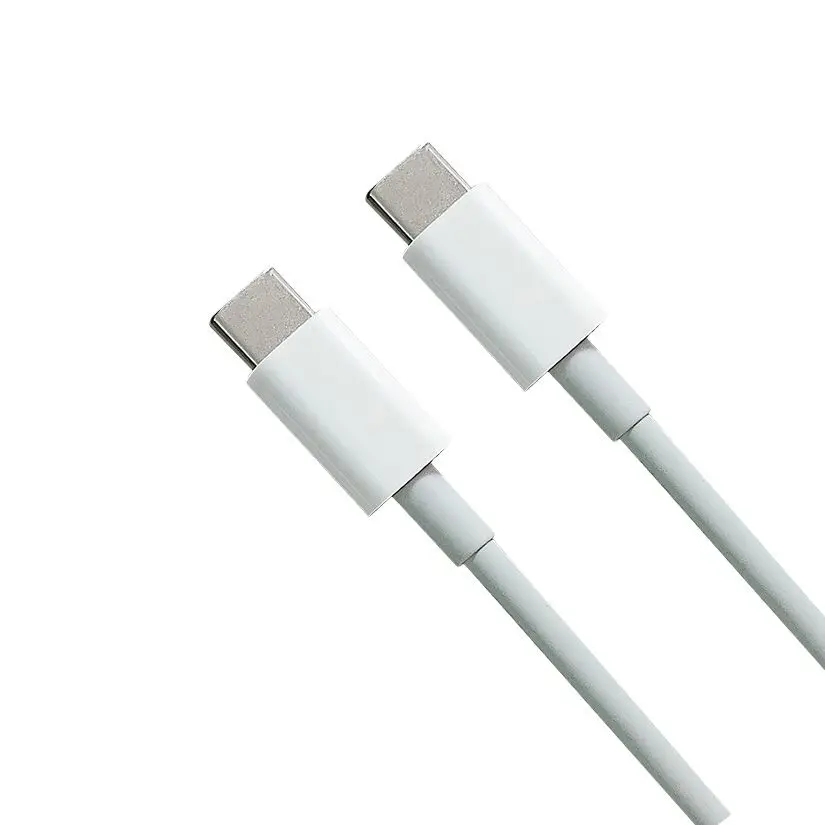 

1m White/Black PD TPE USB Type C male to Type C male 2.4A Fast power charging cable