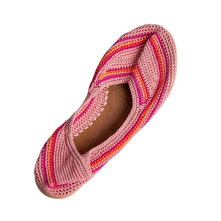 

Handmade woven upper new design hot fashion custom brand flat shoes, Customized color