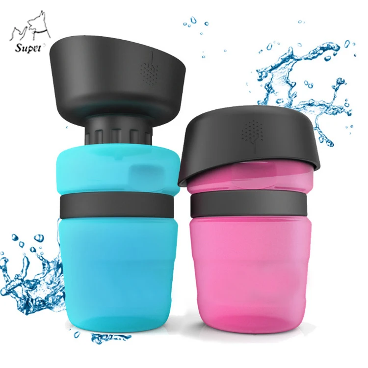 

Dog Water Bottle Foldable Dog Travel Water Bottle Dog Water Dispenser Lightweight & Convenient, Pink,green,blue