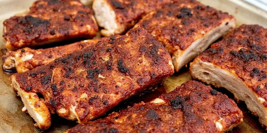 Middle Eastern za'atar ribs