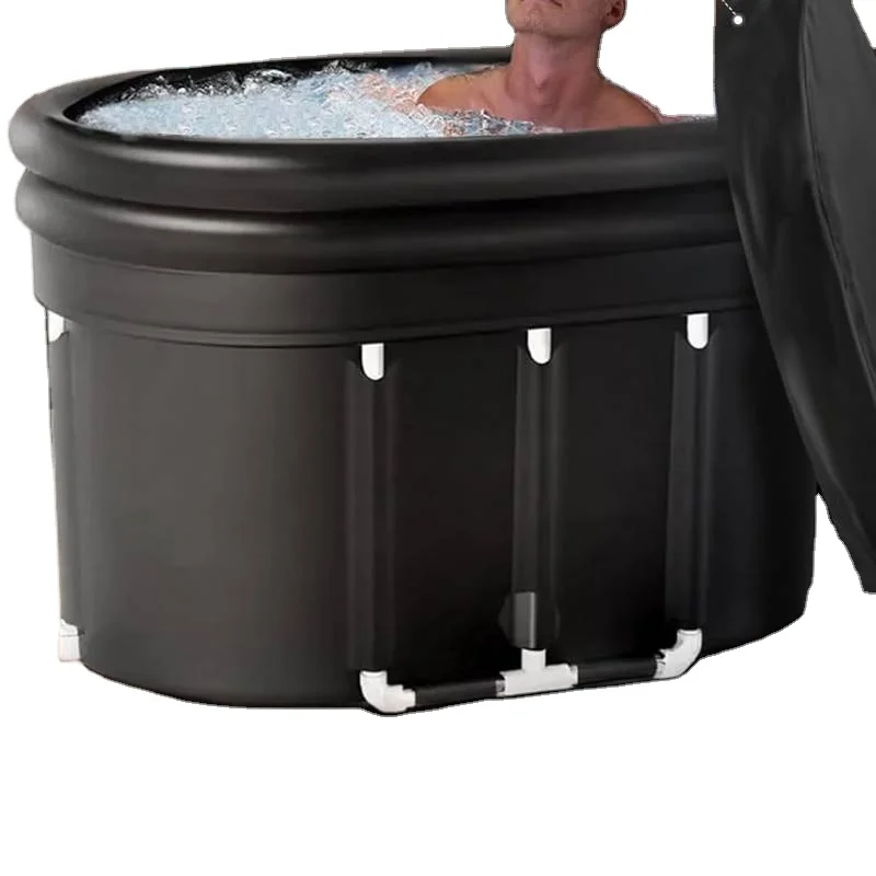 OHO Wholesale Inflatable Ice Bathtub Portable PVC Folding Ice Bath Recovery Cold Plunge Tub for Athletes