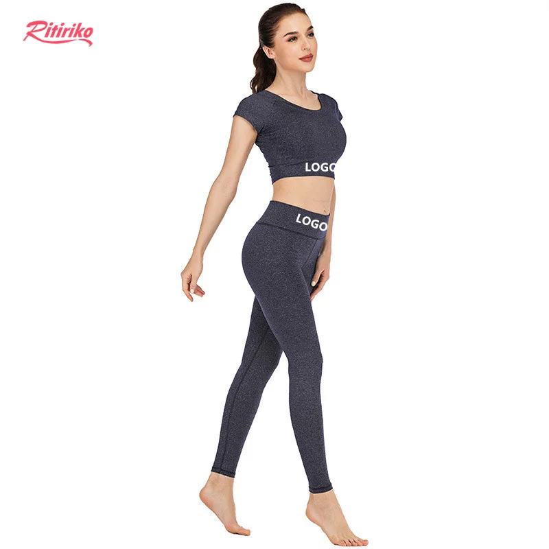 

Wholesale ODM Plus Size Fitness Women Athletic Workout Outfits Joggers Seamless Scrunch Butt Leggings Yoga Tracksuit for Women, Print