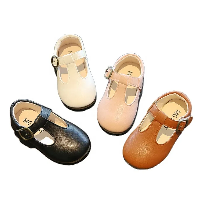 

Wholesale baby kids girls soft multi colors buckle loose comfortable wear rubber shoes