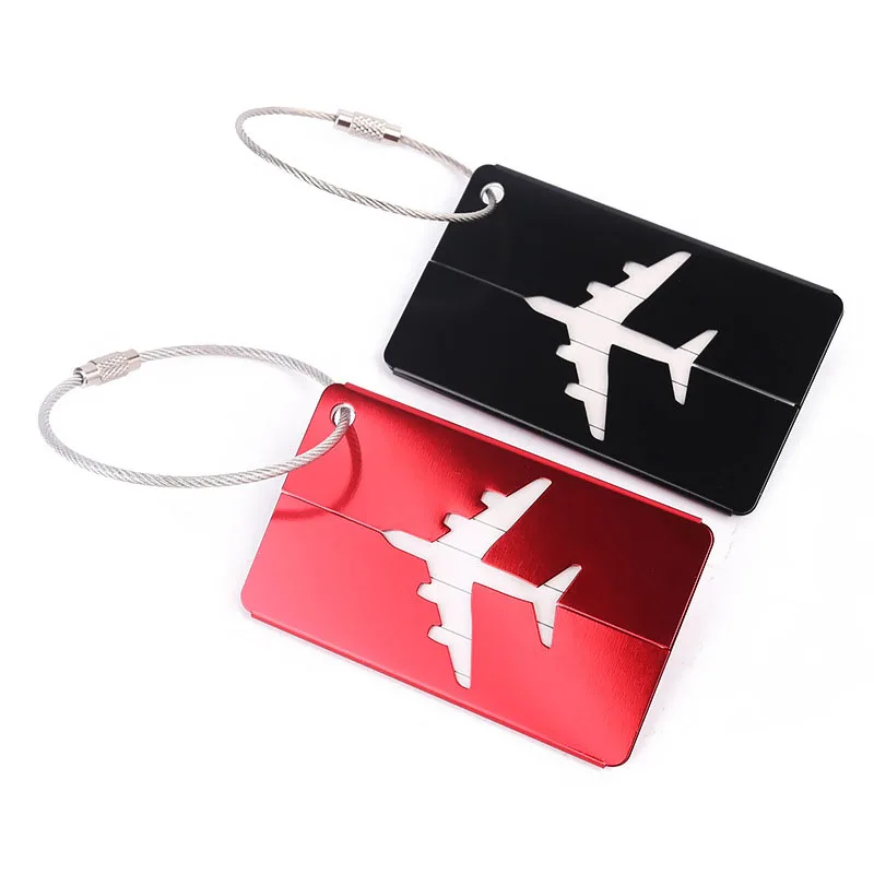 

2023 Wholesale Custom Travel Accessories Aluminum Tag ID Name Luggage Tag For Travel Bags