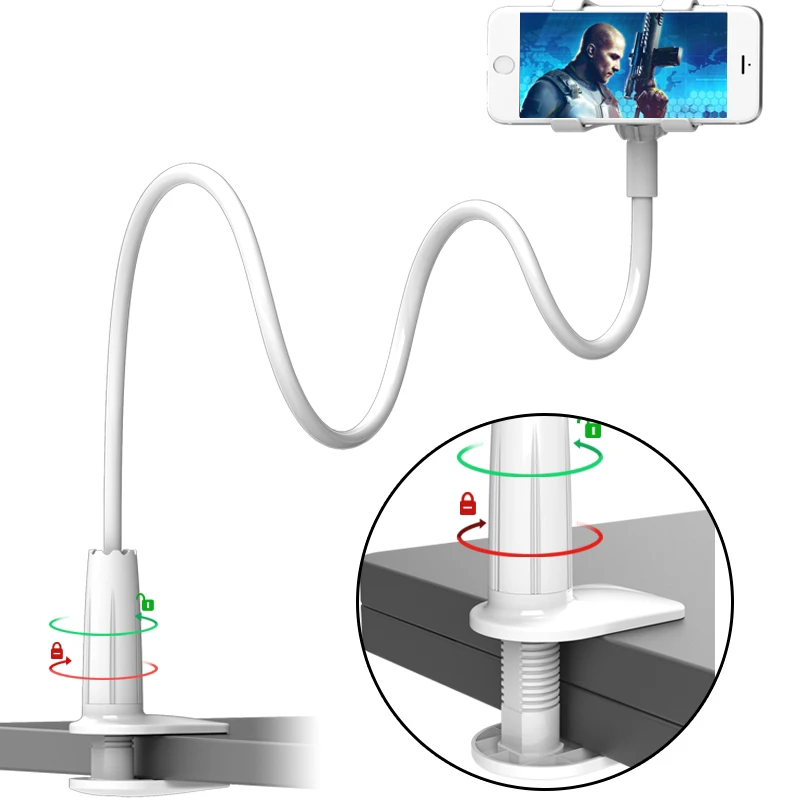 

Flexible Mobile Phone Stents Lazy Bed Cell Phone Holder Stands for Table Bed