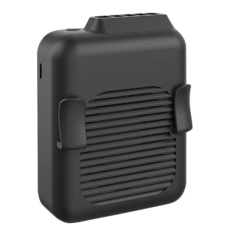 

Outdoor Mini USB Rechargeable Battery Portable Cooling Clip Waist Hanging Fan