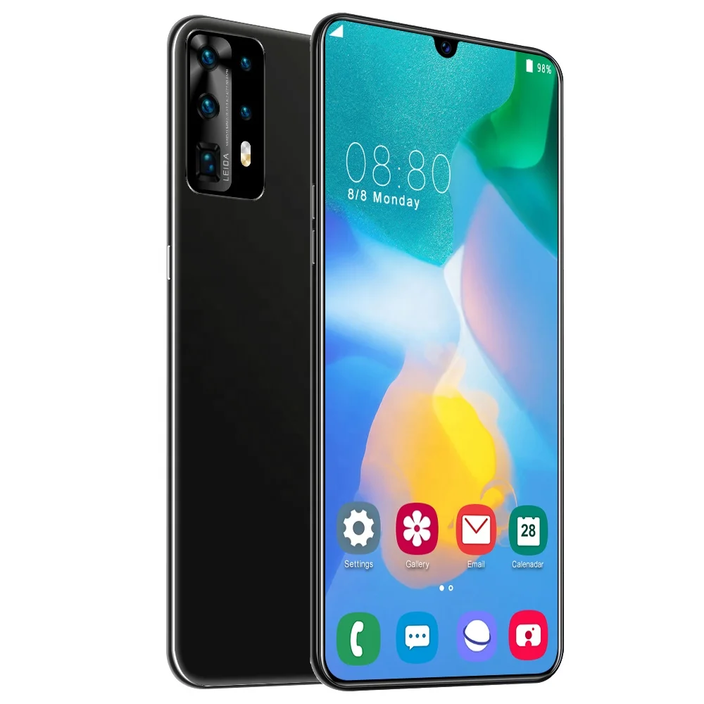 

New Smartphone P40 Pro with 6.5 Inch Full Screen 12+512GB Large Memory Smartphone 4G Dual Card unlocked smart phones, Black,white,blue