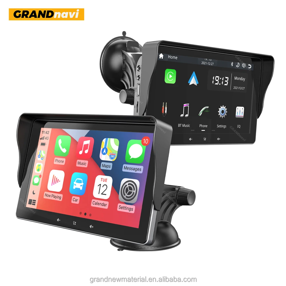 Grandnavi Portable Car Radio Carplay Android Auto Fm Car Stereo Radio