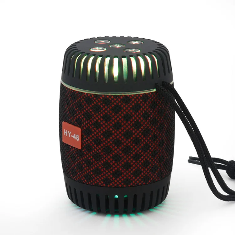 HY-48 Bluetooth Speaker 5W Heavy Bass Column Subwoofer Portable Wireless Loudspeaker Stereo Waterproof with Power Bank - ANKUX.COM