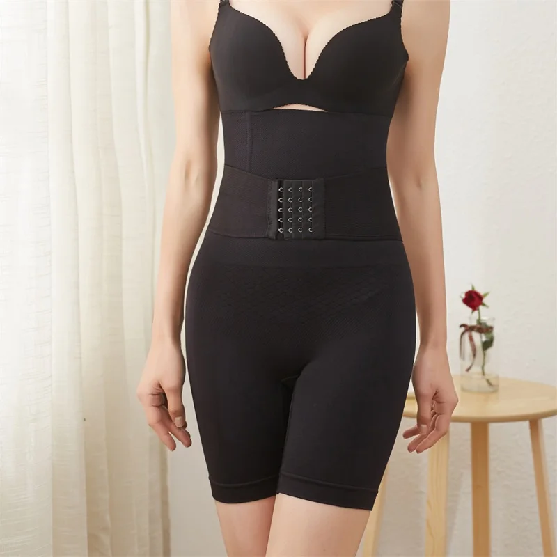 

High waist black nude color factory price body shaper fabric nylon spandex girdle shapewear girdels colombian