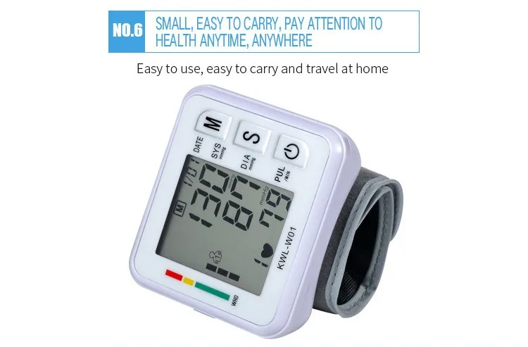 digital wrist blood pressure monitor
