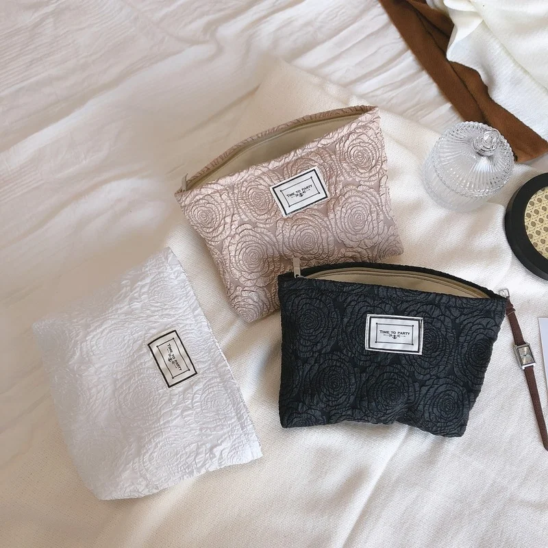 

Fashion Women Cotton Canvas Makeup Bags Zipper Travel Bag Design Personalized