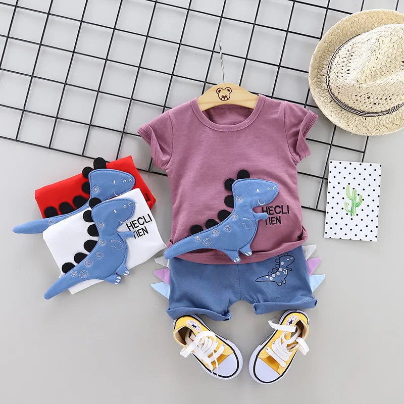 

2019 hot sale two pieces baby summer clothes set good quality baby clothing, As pictures