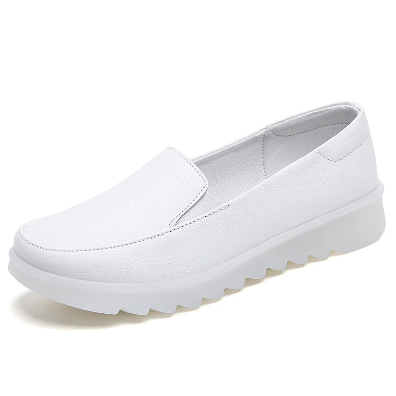 

White Nurse Shoes Slip Lady Comfortable Hospital Eva Women
