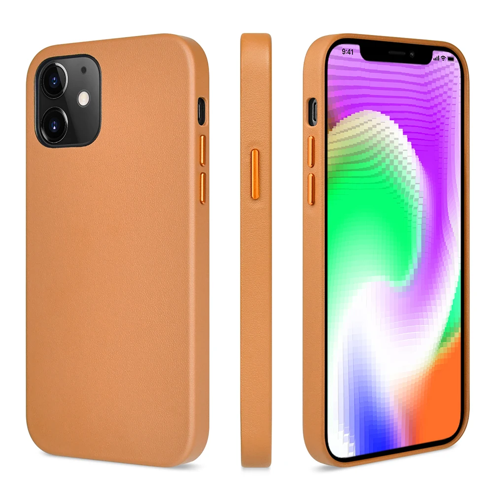 

Luxury Leather Mobile Phone Bags Protective Sublimation Phone Cases For Apple Iphone12 PRO MAX Case, 7 colors