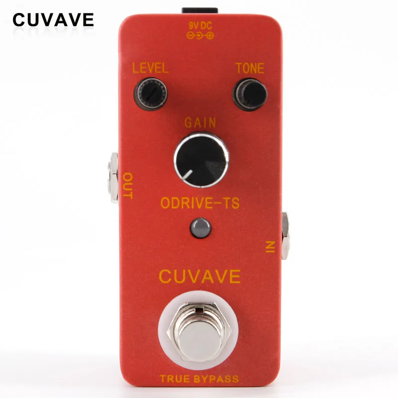 

CUVAVE The Classic Screamer Tube Sound Overdrive-TS Effect Pedal For Electric Guitar Bass Vilin Overdrive Sweet Bright Full Tone