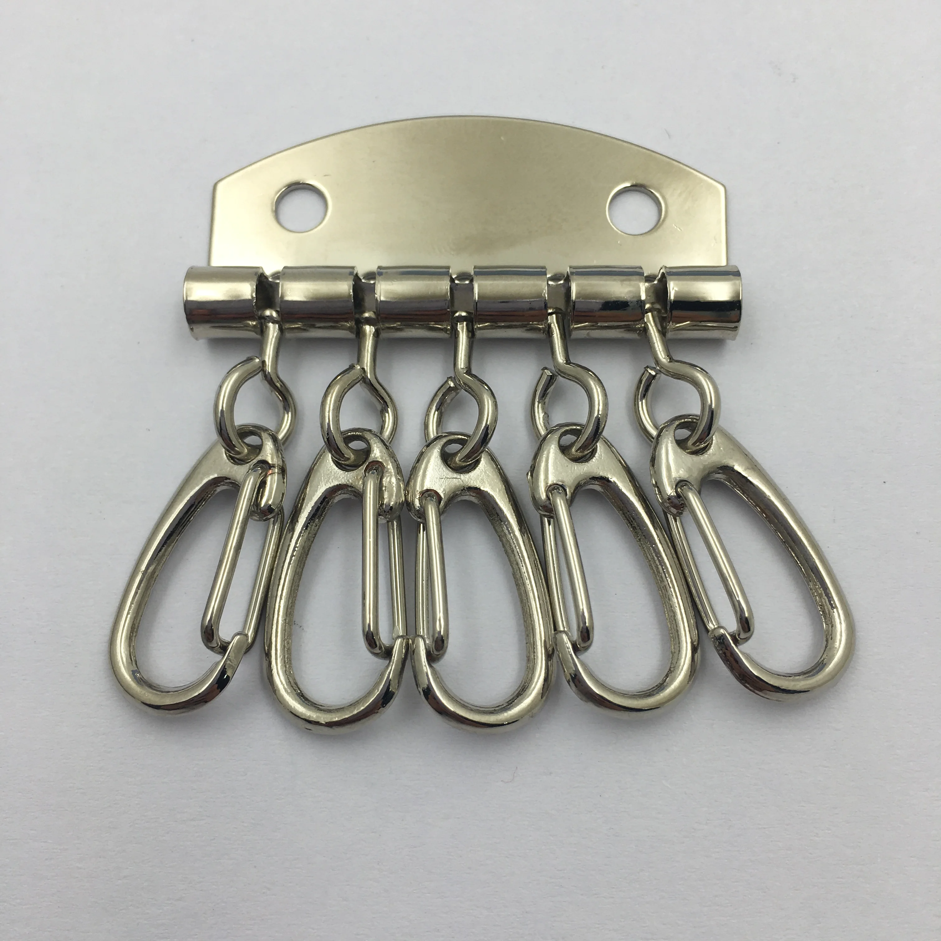 

5pcs iron keys row holder Metal Key Chain Holder With Hooks For Purse Accessories