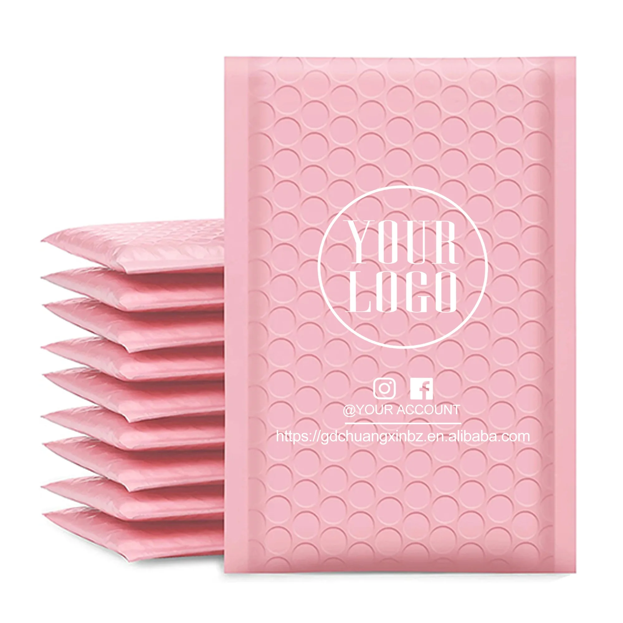 

CX Pink Plymor Mail Bubble Mail Bubble Mailer Bag Strong Adhesive Shipping Plastic Bubble Mailer Padded Envelope Postal Packages