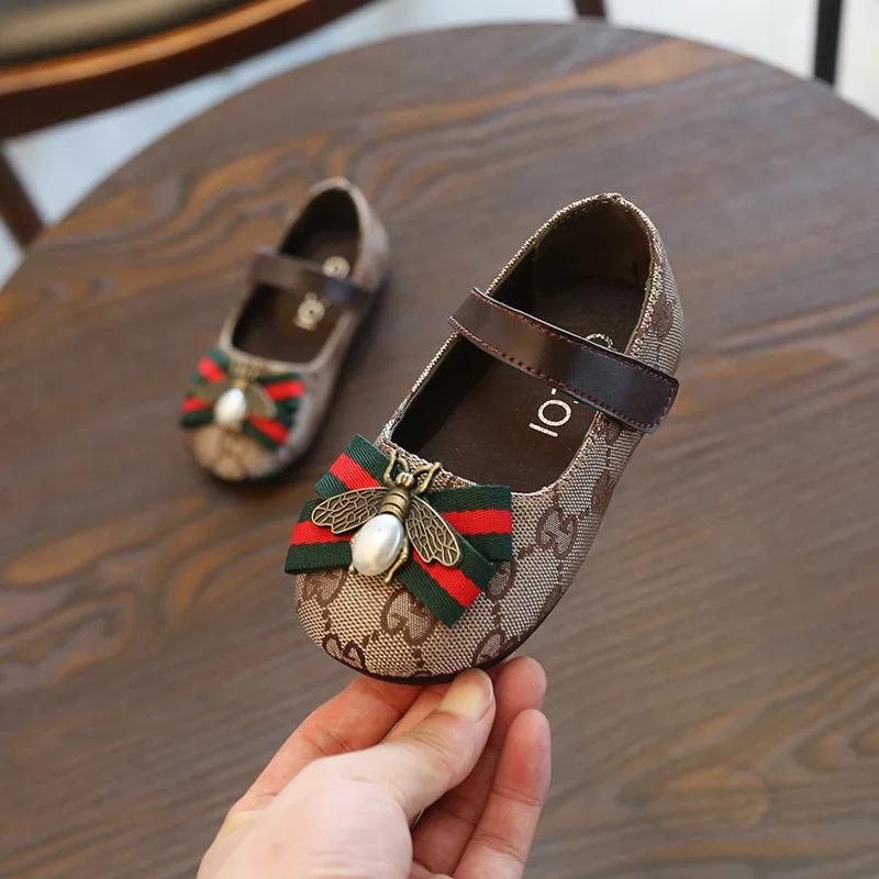 

cloth shoes Korean style new spring children's soft soled princess shoes babykids' kids fancy shoes