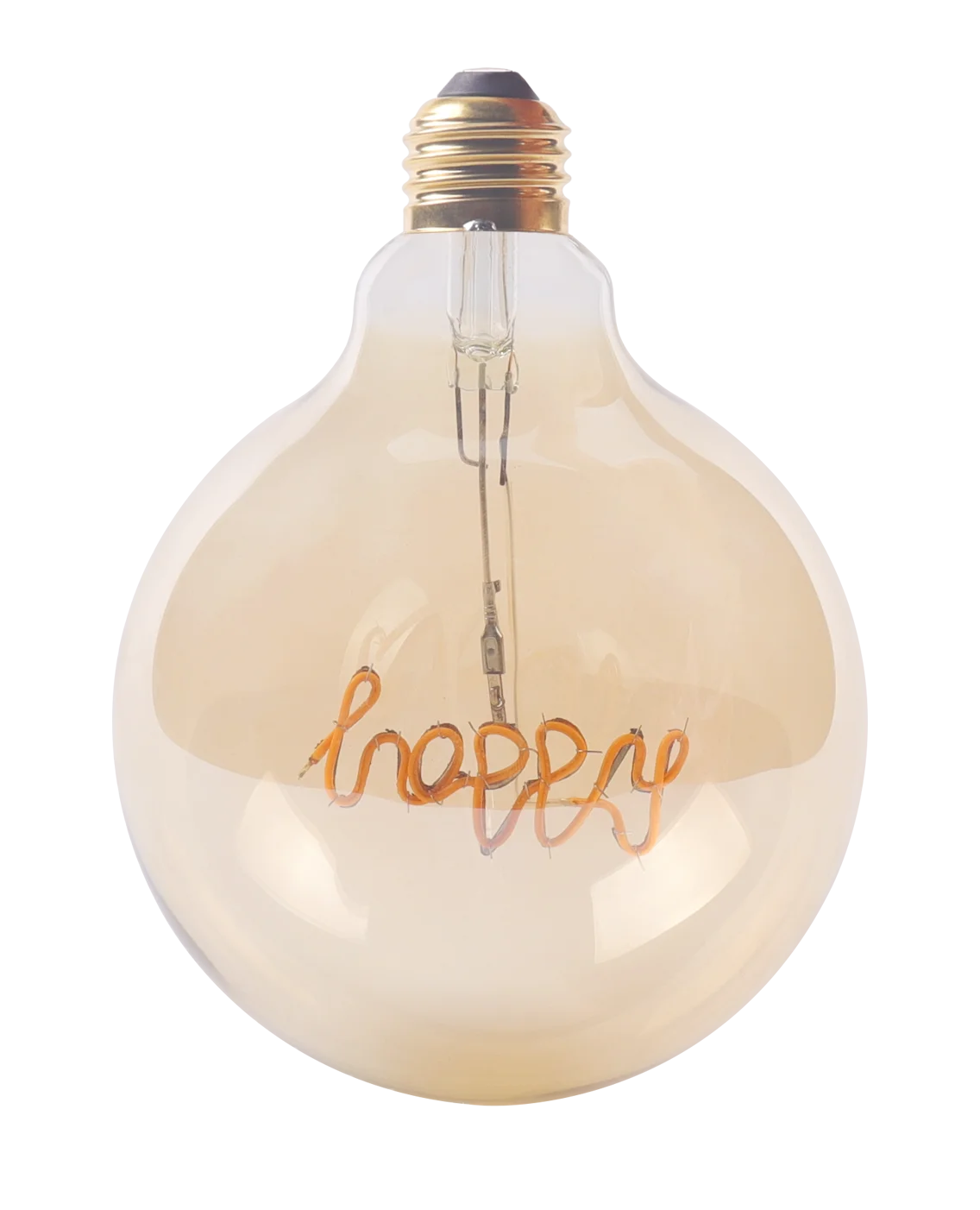 China Factory led beautiful decorative bulb light G125 E27 E26 2.4W led LOVE filament bulb