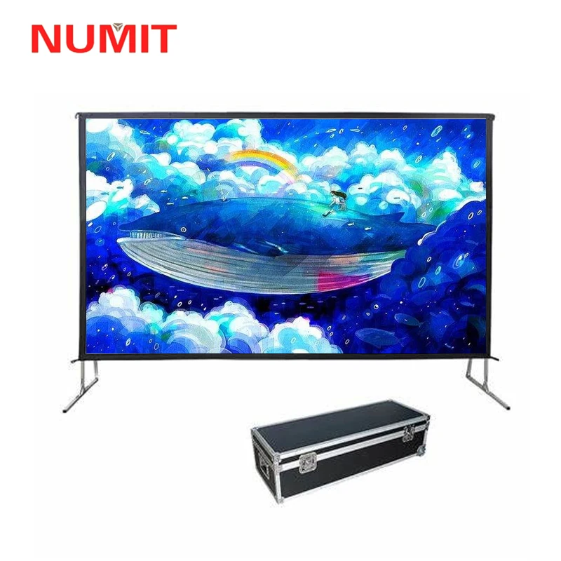 Outdoor /indoor  Fast Fold Projection Screen, Portable Fast Folding Projection Screen, 4:3 /16:9/1:1