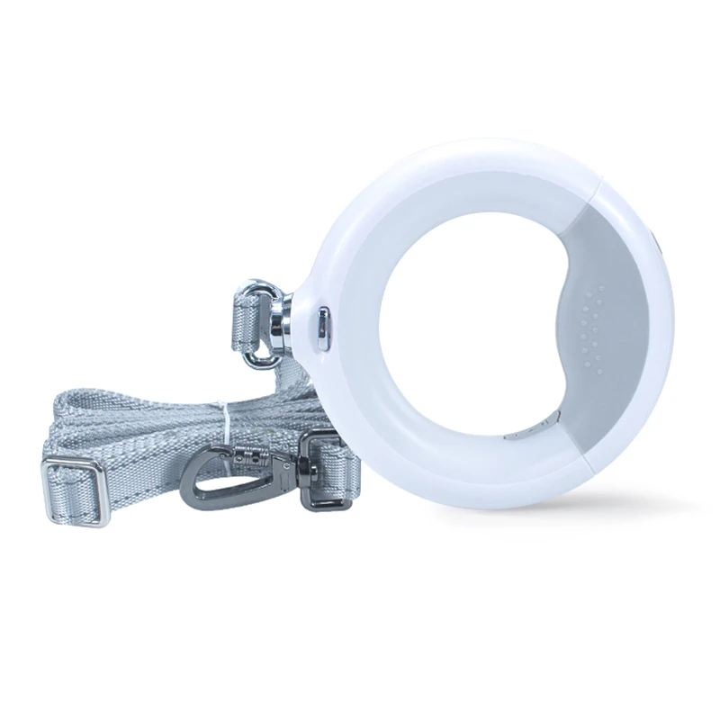 

Chargeable Portable Multifunctional Handhold Outdoor Walking Dog Leash with Poop Bags and Led Light