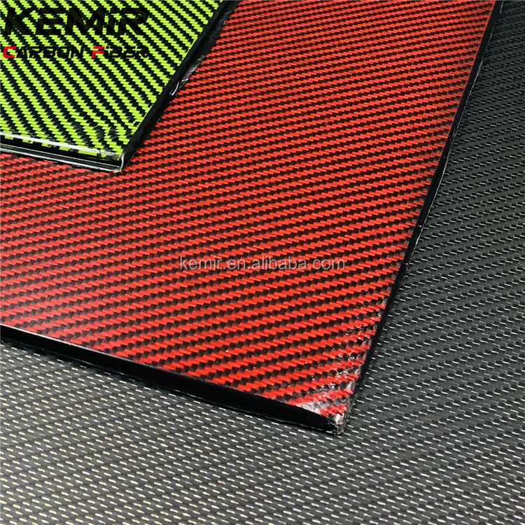 Oem Carbon Fibre Sheet Plate With Cnc Customized Thickness 0.3mm 1mm