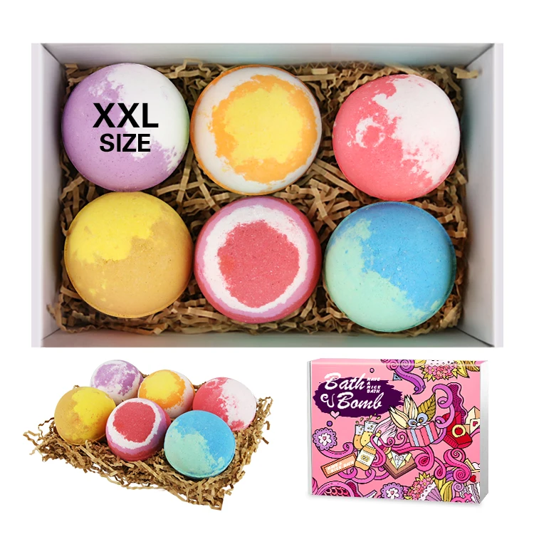 

Hot Selling OEM Wholesale Private Label Vegan Natural Organic Bubble Fizzies Colorful Fizzy Bath Bombs Gift Set, Mixed color or customized
