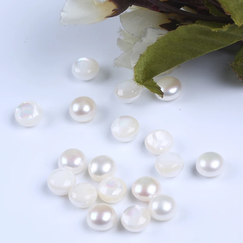 

Wholesale 9-9.5 mm loose mabe pearls For Jewelry, White