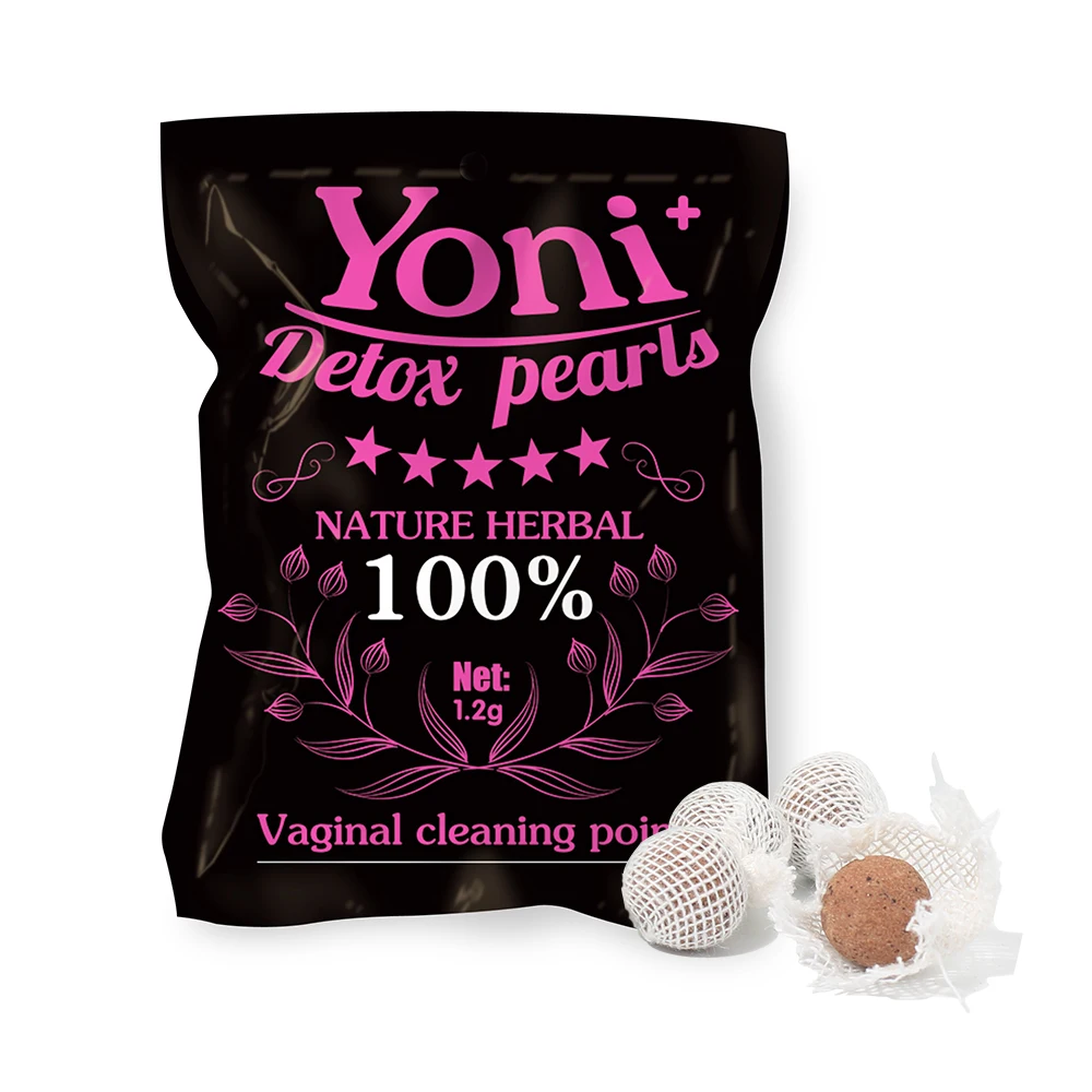 

100% natural herb Vaginal cleaner detox pearls no side effect yoni tightening detox pearls for womb care