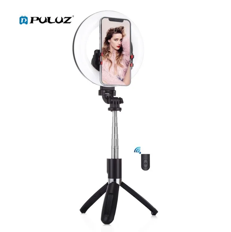 

PULUZ 6 8 10 Inch Tiktok Usb Studio Camera Photographic Selfie Video Conference Lighting Kit Led Ring Light With Tripod Stand