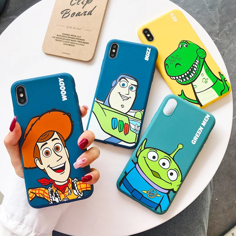 

R_New Toy story Buzz Light year Aliens case cute for iphone 11 Pro Max case X 7 8