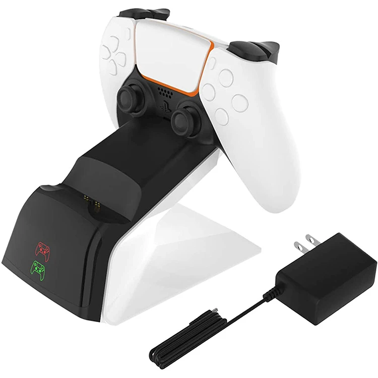 

Electronic Machine Accessories Dual Game Controller Charger Dock Charging stand for PS 5 Joystick magnetic charging