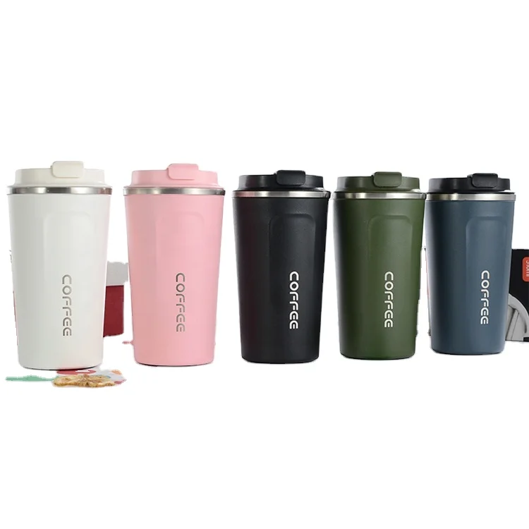 

350ml 500ml Eco-friendly Double Walled Stainless Steel Travel Coffee Mug Vacuum Insulated Reusable Coffee Tumbler Cup