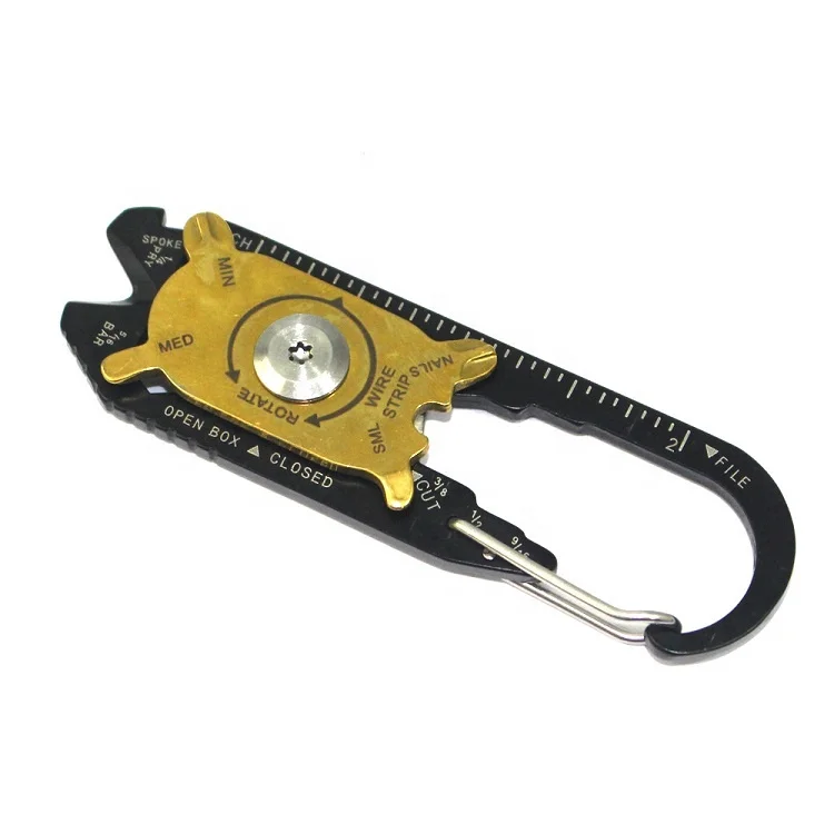 

20 in 1 multi-function outdoor portable multi tools edc multi pocket outdoor tools, Black
