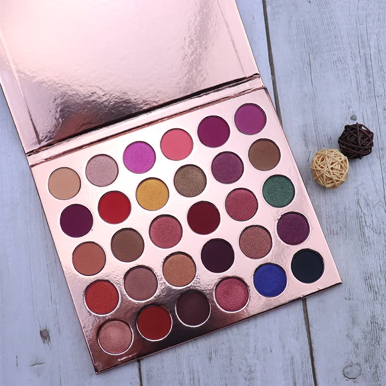 

Wholesale makeup high pigment make your own brand private label 30 colors long lasting diy eyeshadow palette, 152 color