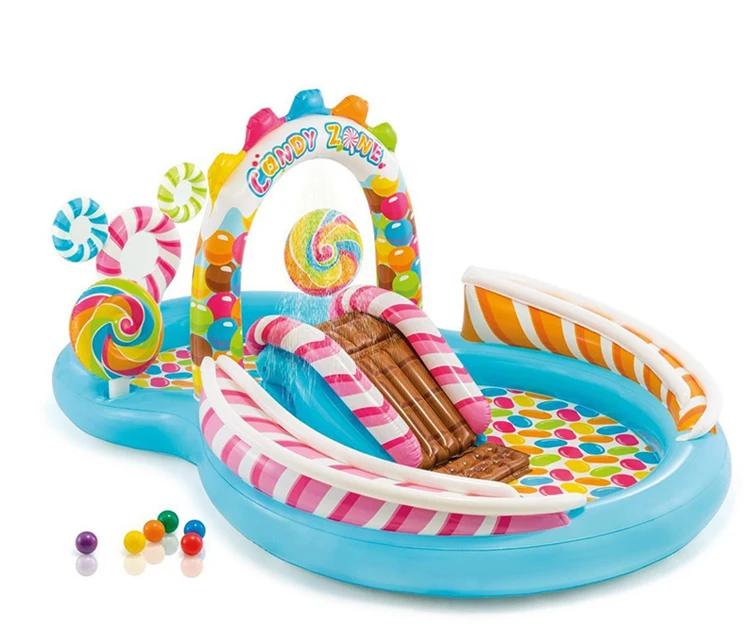

INTEX 57149 family foldable swimming pool games toy garden Candy Land children's inflatable pool with sprinkler