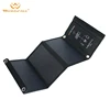 WARMSPACE 20W foldable solar panel OEM waterproof portable solar cell phone charger dual USB