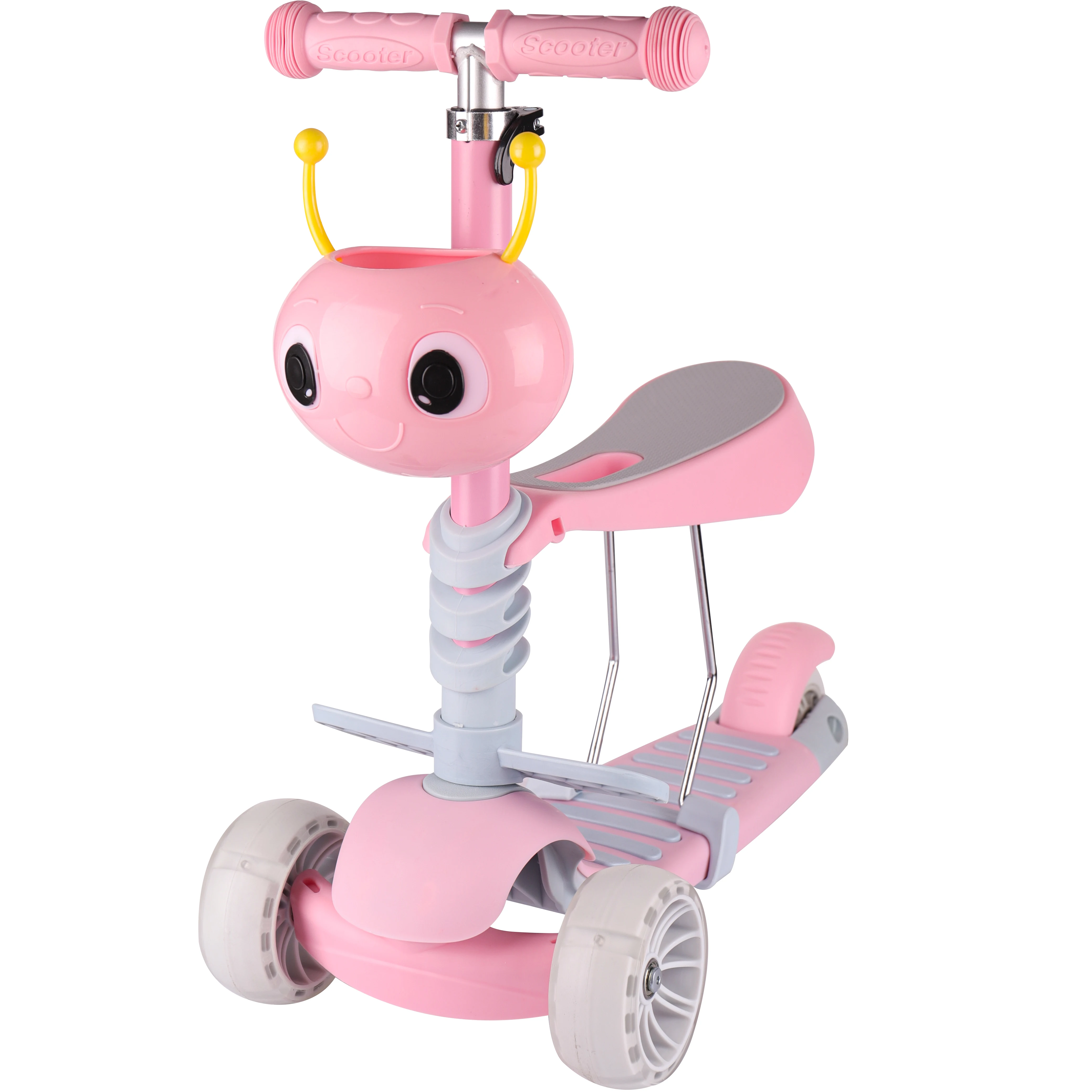 

Pretty cool and colorful PU Wheel baby scooter for kids